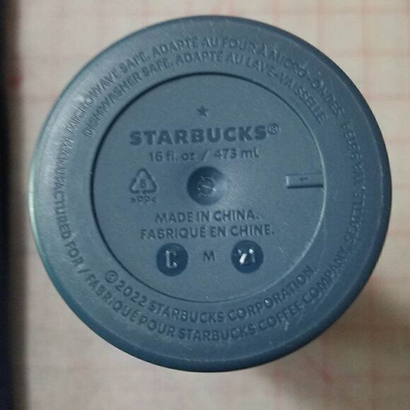 Starbucks Dark Teal 16 oz Tumbler 8.5" Tall 100% Recycled Matte Finish - Picture 4 of 8